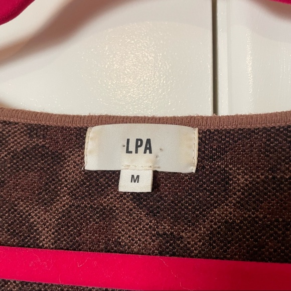 LPA Leopard Sweater Shirt - Picture 4 of 7